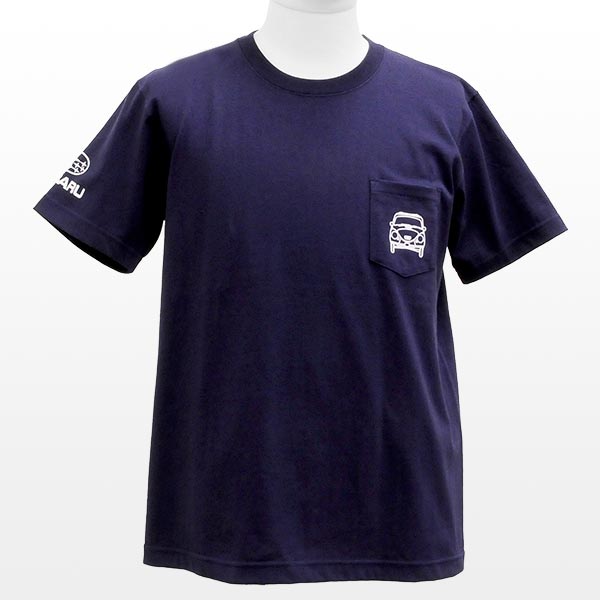SUBARU  POCKET T-SHIRT 360 NAVY XL WEAR GOODS   FHMY17036040