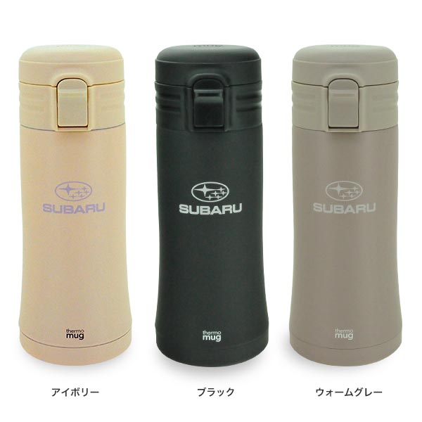 SUBARU THERMO MUG ONE-TOUCH BOTTLE 350ML IVORY LIFESTYLE GOODS   FHMY18006702