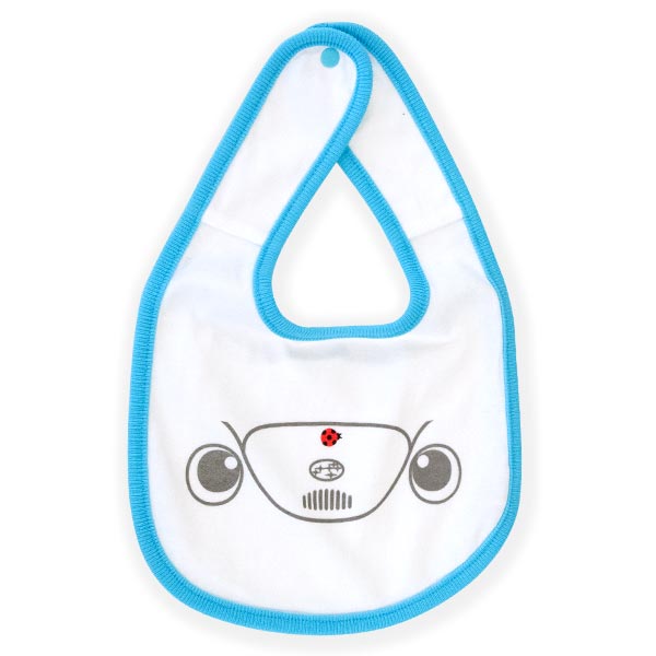 SUBARU LADYBUG BABY BIBS WHITE BLUE  LIFESTYLE GOODS   FHMY19000800
