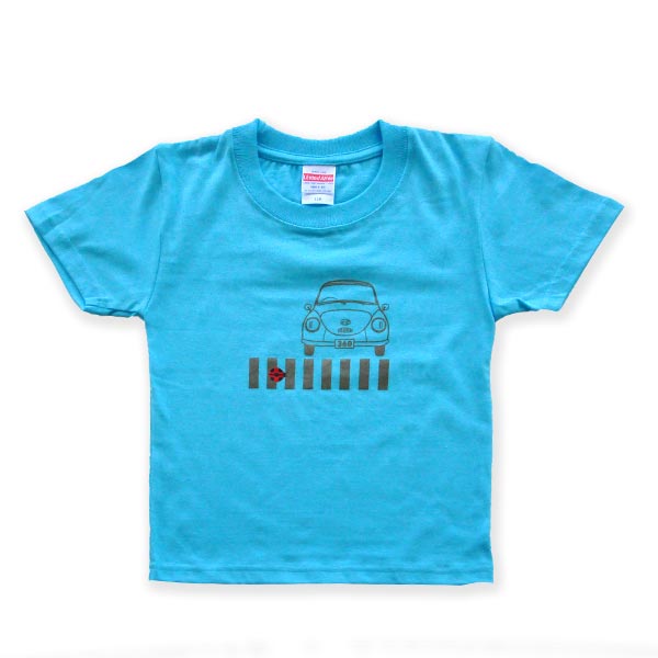 SUBARU LADYBUG KIDS T-SHIRT BLUE 100CM WEAR GOODS   FHMY19001401