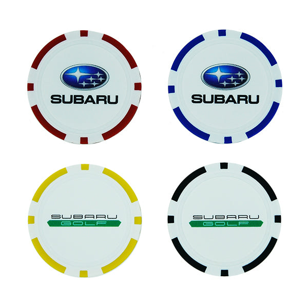 SUBARU  GOLF CHIP MARKER SET OF FOUR  OUTDOOR & SPORTS GOODS   FHPJ15075000
