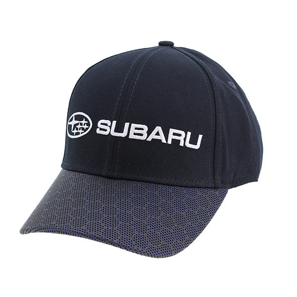 SUBARU PUNCHING LEATHER VISOR CAP (HEXAGON PATTERN)  For FHPJ20001200
