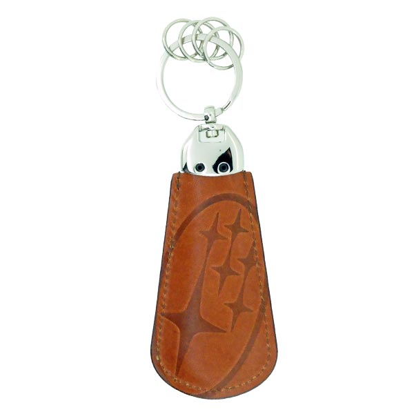 SUBARU SHOEHORN KEYCHAIN NUME LEATHER  FASHION GOODS   FHPL18007201