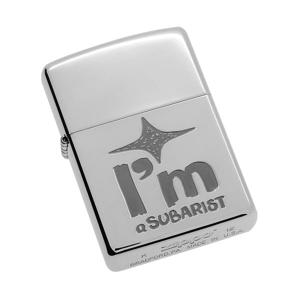 SUBARU ZIPPO WRITER I'M A SUBARIST SILVER  FASHION GOODS   FHSS14085003
