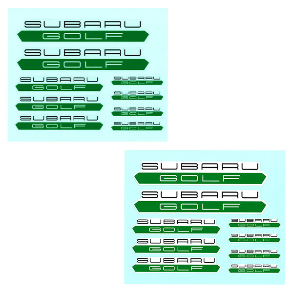 SUBARU  GOLF STICKERS LARGE WHITE STICKER GOODS   FHTR16028002
