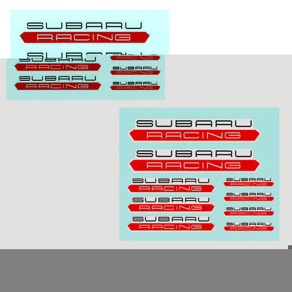 SUBARU  RACING STICKER LARGE TRANSPARENT STICKER GOODS   FHTR16029001