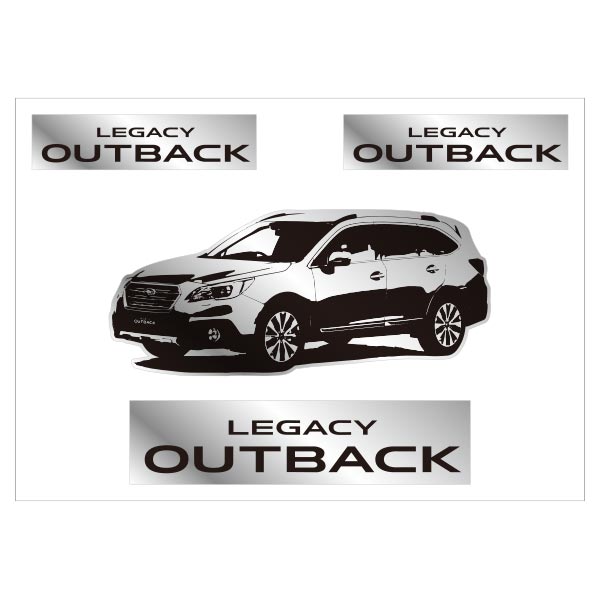 SUBARU STICKER LEGACY OUTBACK  STICKER GOODS   FHTR17076002