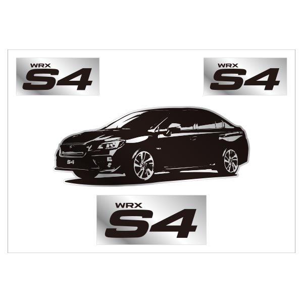 SUBARU STICKER WRX S4  STICKER GOODS   FHTR17076004