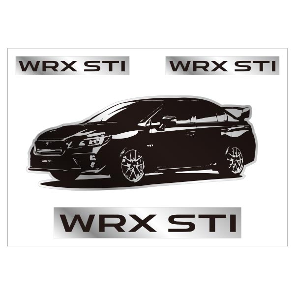 SUBARU STICKER WRX STI  STICKER GOODS   FHTR17076005