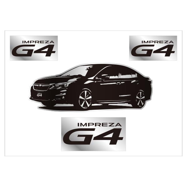 SUBARU STICKER IMPREZA G4  STICKER GOODS   FHTR17076006