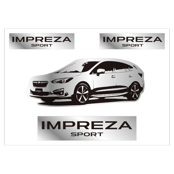 SUBARU STICKER IMPREZA SPORT  STICKER GOODS   FHTR17076007