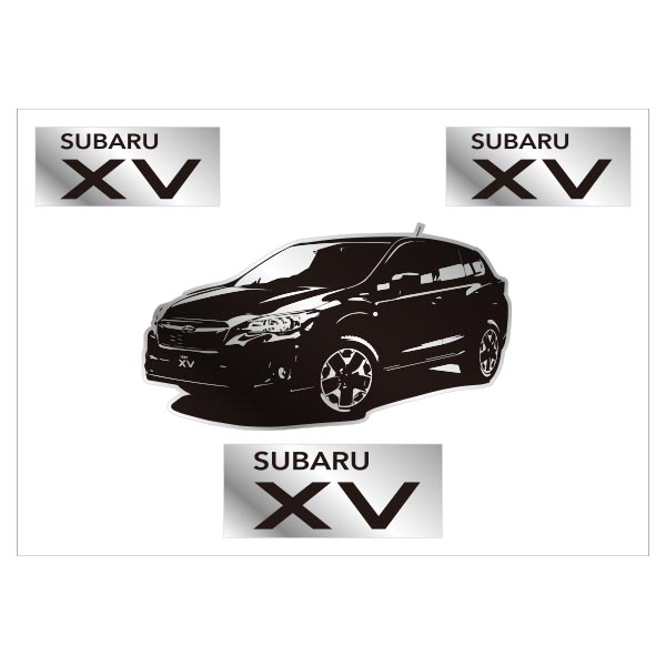 SUBARU STICKER XV  STICKER GOODS   FHTR17076008