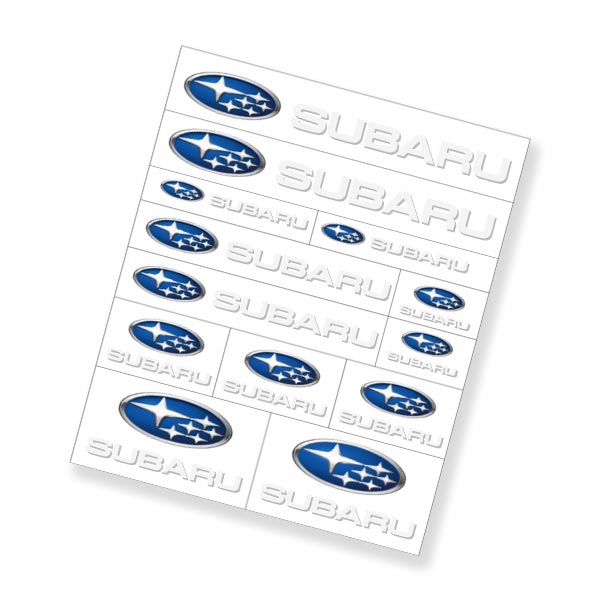 SUBARU SUBARU ORIGINAL STICKER SPECIAL (WHITE)  For FHTR19002600