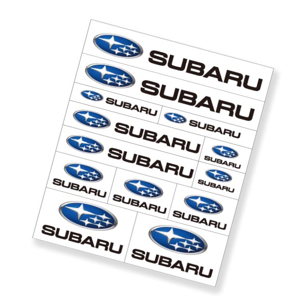 SUBARU SUBARU ORIGINAL STICKER SPECIAL (BLACK)  For FHTR19002700