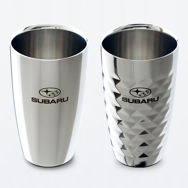 SUBARU POLISHED DOUBLE TUMBLER (SET OF 2)  For FHYK19002000