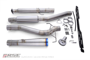 RSE FULL TITANIUM MUFFLER EXHAUST KIT TYPE-R FOR HONDA CIVIC TYPE R FL5 RB6090-HN06D