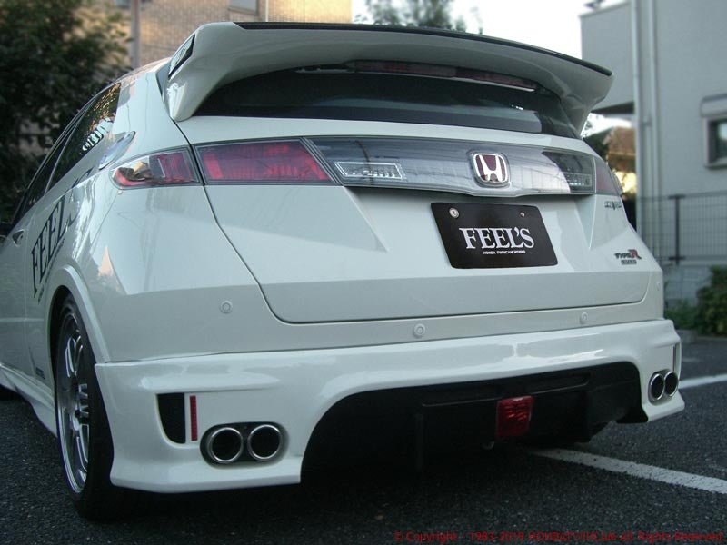 FEEL'S HONDA TWINCAM REAR WING FRP FOR HONDA CIVIC FN2 TYPE R EURO Feels-00349