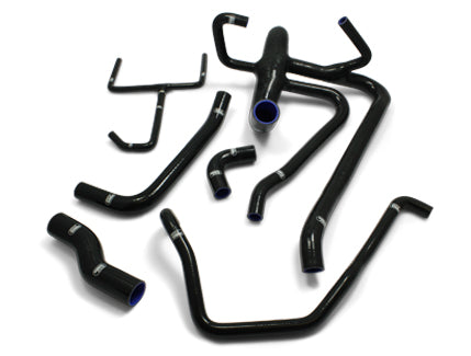SAMCO SPORT COOLANT HOSE KIT MATTE BLACK FOR FORD SHELBY MUSTANG GT500 40TCS436-C-MATTE-BLACK