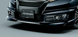 MUGEN Front Under Spoiler Crystal Black Pearl  For ODYSSEY RC1 RC2 RC4 71110-XML-K1S0-CB