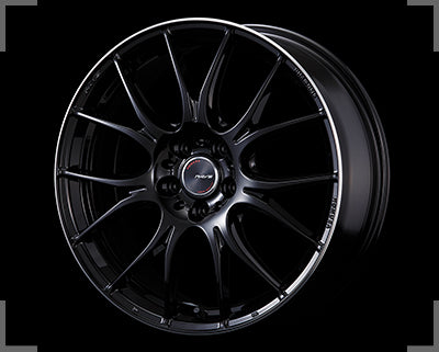 RAYS HOMURA 2X7Plus 19x7.5J +50(32) 5x100 Glossy Black/RimEdge DC x1