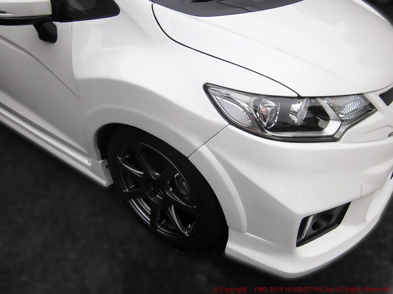 FEEL'S HONDA TWINCAM FRONT WIDE FENDER FRP FOR HONDA FIT GK Feels-00603