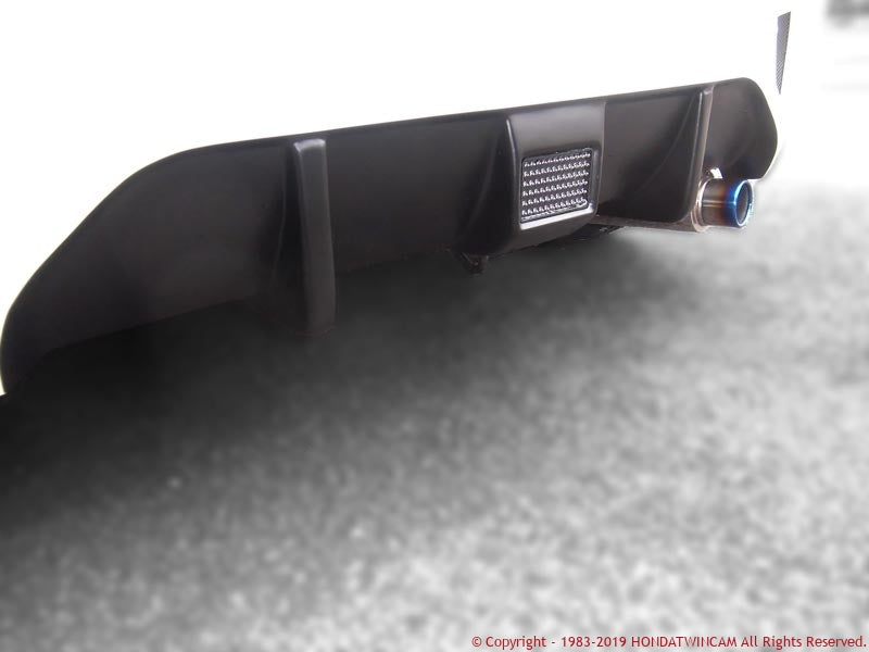 FEEL'S HONDA TWINCAM REAR BUMPER FRP FOR HONDA FIT GK Feels-00606