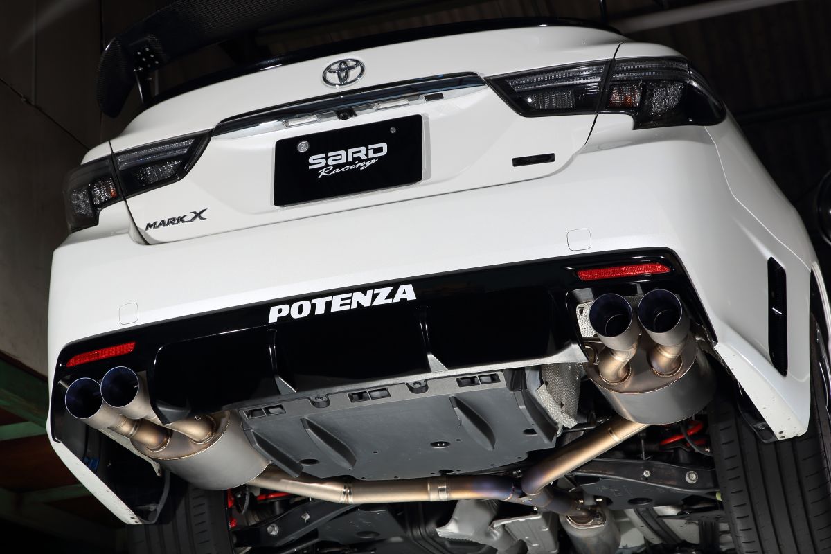 SARD TI-Z MUFFLER For TOYOTA MARK X GRX133 23004