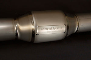 ICODE INTERMEDIATE PIPE WITH TITANIUM METAL CATALYST (SECOND CATALYST) FOR TOYOTA GR YARIS GXPA16 ICODE-00009