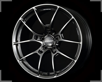 RAYS VOLK RACING G025 18x8.5J +44 5x100 FACE-2 SHINING BLACK METAL DC HK
