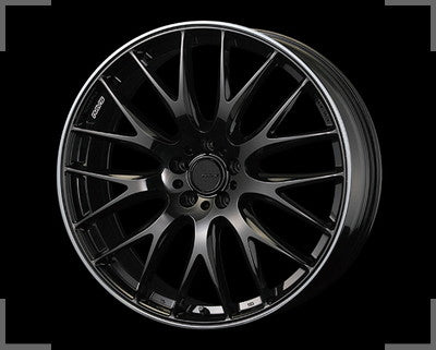 RAYS HOMURA 2X9 18x7.5J +50(33) 5x114.3 Glossy Black/Rim Edge DMC x1