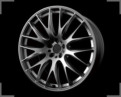 RAYS HOMURA 2X9 18x7.5J +45(38) 5x114.3 Spark Plated Silver/Rim Edge DMC x1