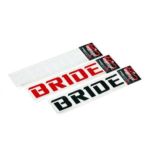 BRIDE BRIDE LOGO STICKER/RED HSSR01