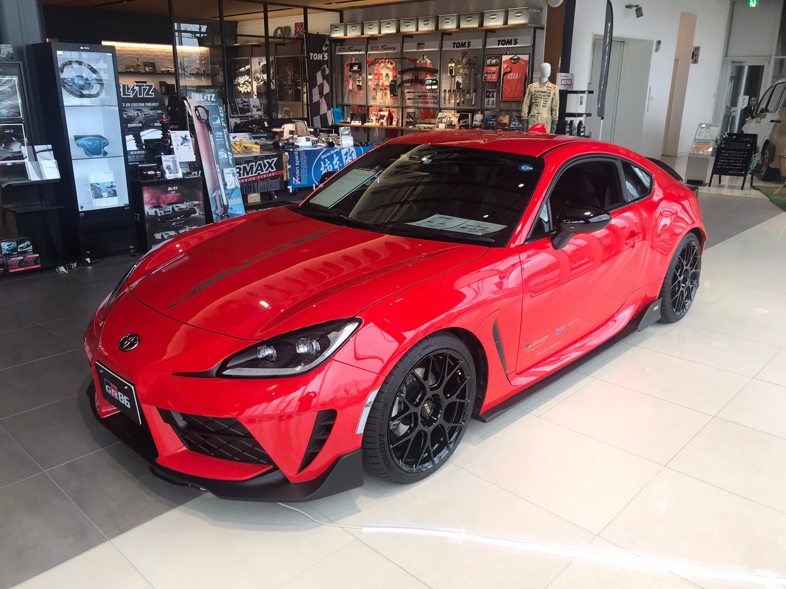 GR GARAGE KOBE TARUMI LX MODE SPORT SCRUM SPORTS BUMPER UNPAINTED FOR TOYOTA GR86 ZN8 GR-GARAGE-KOBE-TARUMI-00001