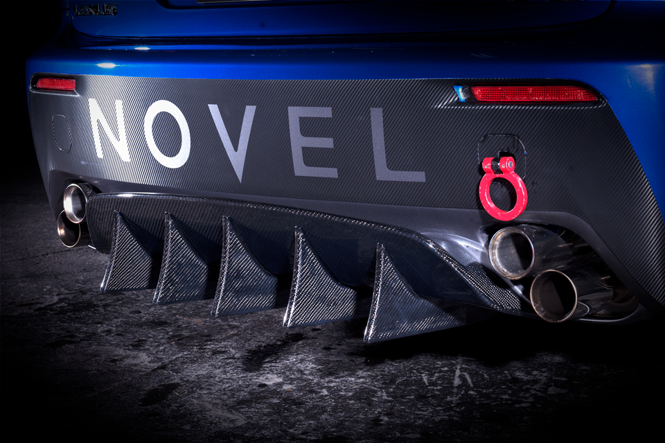 NOVEL DIFFUSER CARBON FOR LEXUS IS-F USE20 2UR-GSE NOVEL-00013