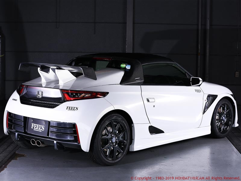 FEEL'S HONDA TWINCAM 3D GT WING TWILL CARBON FOR HONDA S660 JW5 Feels-00805