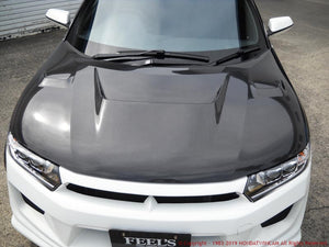 FEEL'S HONDA TWINCAM LIGHTWEIGHT BONNET (WITH AIR DUCT) FRP FOR HONDA S660 JW5 Feels-00800