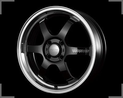 RAYS VOLK RACING TE37 KCR 15x5J +45(27) 4x100 Black/FDMC Rim x1