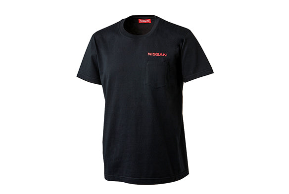 NISSAN T-SHIRT POCKET M FASHION GOODS   KWA0000L12BK