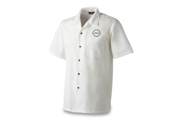 NISSAN NISSAN OPEN COLOR SHIRT WHITE S For KWA0100M01WT