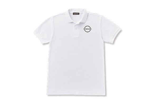NISSAN POLO SHIRT WHITE S For KWA0100M11WT