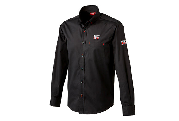 NISSAN GT-R BUTTON-DOWN SHIRT LONG SLEEVE L FASHION GOODS   KWA0103L13