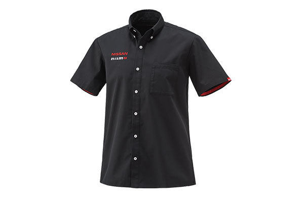 NISSAN BUTTON-DOWN SHIRT BLACK L FASHION GOODS   KWA0150H23BK