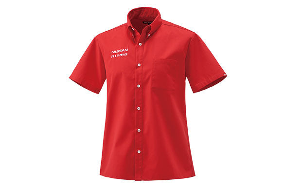 NISSAN BUTTON-DOWN SHIRT RED M FASHION GOODS   KWA0150H22RD