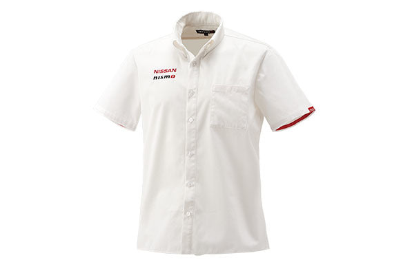 NISSAN BUTTON-DOWN SHIRT WHITE M FASHION GOODS   KWA0150H22WT