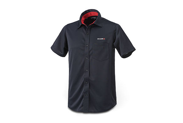NISSAN PREMIUM CARBON BUTTON SHIRT BLACK S FASHION GOODS   KWA0150K01BK