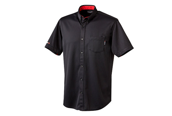NISSAN PREMIUM CARBON BUTTON DRY SHIRT L FASHION GOODS   KWA0150L03BK