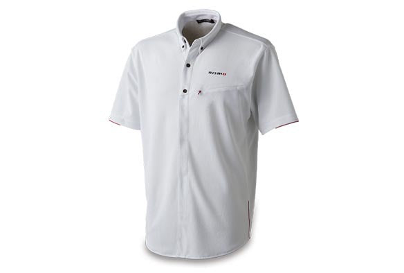 NISSAN PREMIUM CARBON BUTTON DRY SHIRT WHITE LL For KWA0150M34WT