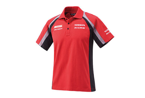 NISSAN TEAM COLOR POLO SHIRT RED 3L FASHION GOODS   KWA0160H09RD