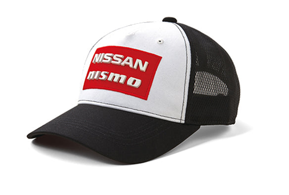 NISSAN FAN MESH CAP WHITE BLACK  FASHION GOODS   KWA0560L20WB