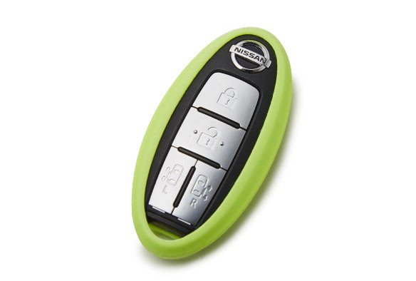 NISSAN INTELLIGENT KEY CASE NEON COLOR SILICON COVER TYPE YELLOW  GOODS GOODS   KWA1000F00YW